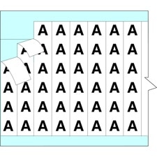 Consecutive Numbers Repeated Wire Marker Card