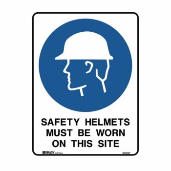 Safety Helmets must be worn on this site