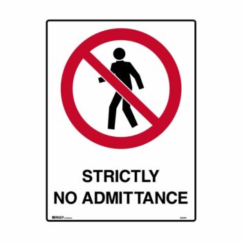 Strictly No Admittance