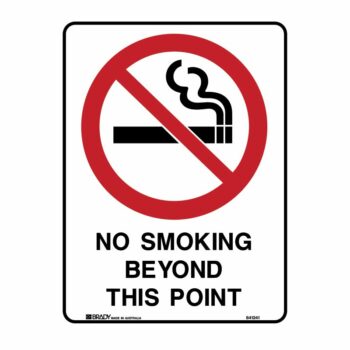 No Smoking Beyond this Point