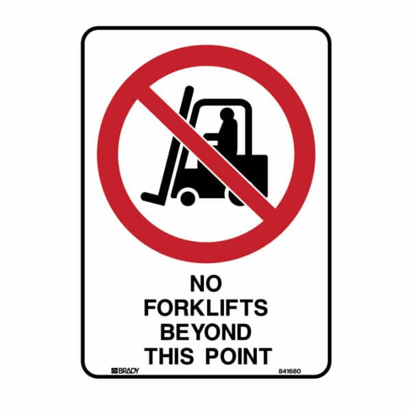 No Forklifts Beyond
