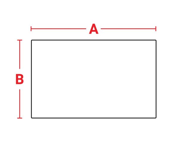 B33 Gloss Ultra Aggressive Polyester Labels (B-483A) - Image 2